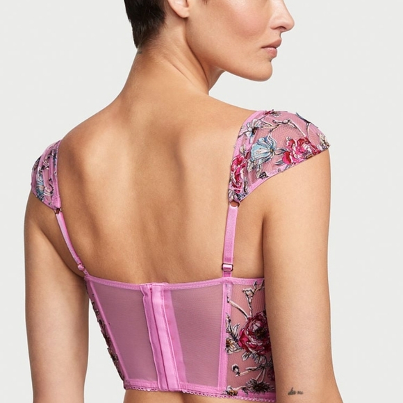 🍒NWT🍒 VS DREAM ANGELS ROMANTIC BRA & PANTY SET - Picture 5 of 11